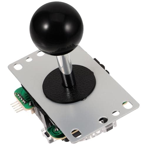 OHPHCALL Game Joystick Replacement Stick Black Plastic 5-pin Arcade Controller Part for Retro Game Machines Leisure Gaming Room Accessory
