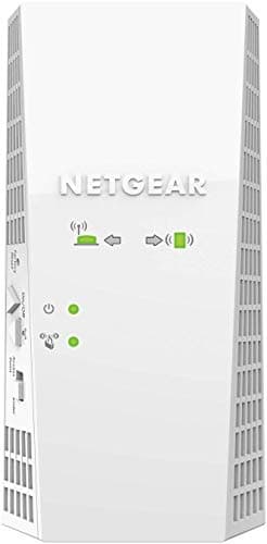 Netgear EX6410 AC1900Mbps WiFi Extender Booster, Ethernet Port, EasyMesh, Range Extender, Internet Booster, Access Point, Works with Any Router, App Control Easy Setup, UK Plug