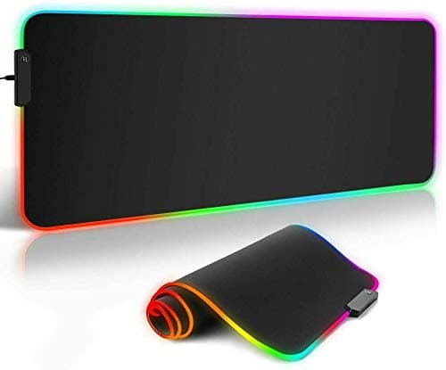 RGB Gaming Mouse Mat - Mouse Pad For gaming Computer Equipment LED Mouse Pad Multi Colour Gaming Mouse Matt - CreativeGroup