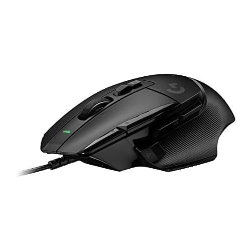 Logitech G G502 X Wired Gaming Mouse - LIGHTFORCE hybrid switches | HERO 25K gaming sensor, compatible with PC - macOS/Windows - Black