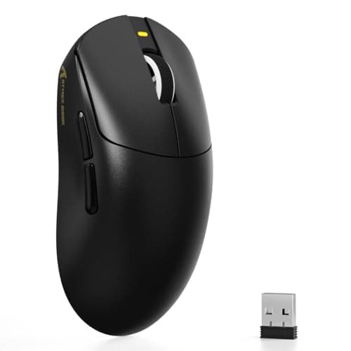 ATTACK SHARK X8 SE Wireless Gaming Mouse, 55g Lightweight Mice, PAW3311 Sensor, BK52820 Chip, 25,000 DPI, BT/2.4G/USB-C, 80 Million Clicks, 500mAh Battery, Web Driver for for PC/Mac-Black