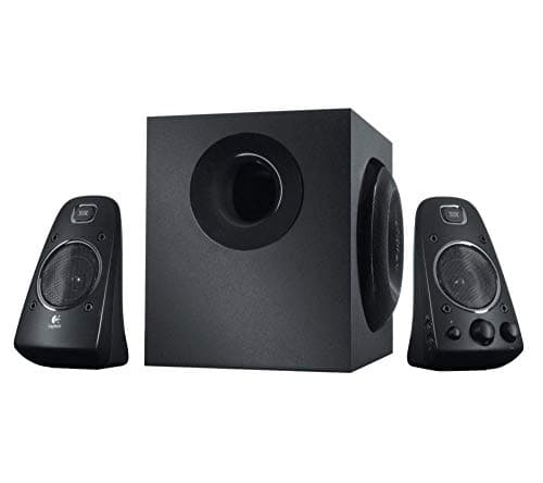 Logitech Z623 THX 2.1 Speaker System with Subwoofer | THX Certified Audio, 400W Peak, Deep Bass, Multi Device, 3.5mm & RCA, UK Plug, PC/PS4/Xbox/DVD/TV/Tablet/Smartphone