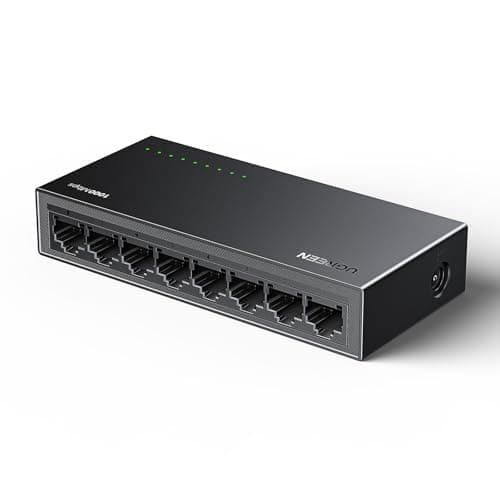 UGREEN 8 Port Gigabit Network Switch, Ethernet Splitter Hub