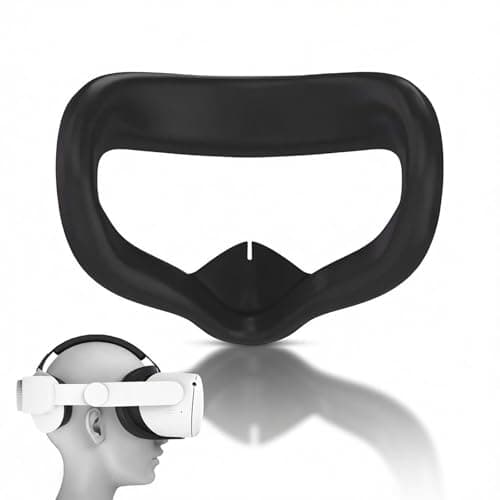 Face Cover Pad for Oculus Quest 2, Face Cover Replacement Sweat-Proof Foam Cushion, VR Facial Interface Accessories Compatible with Meta Quest 2