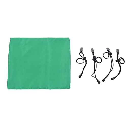 Wisecoco Green Screen Photo Backdrop - Photography Background Screen for Video Recording, Greenscreen Picture, Photoshoot(2x2 meter)