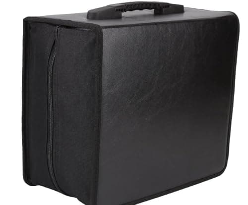 BREEZENEST CD DVD Storage Case Disc Holder Wallet Bag 120 Disc Capacity