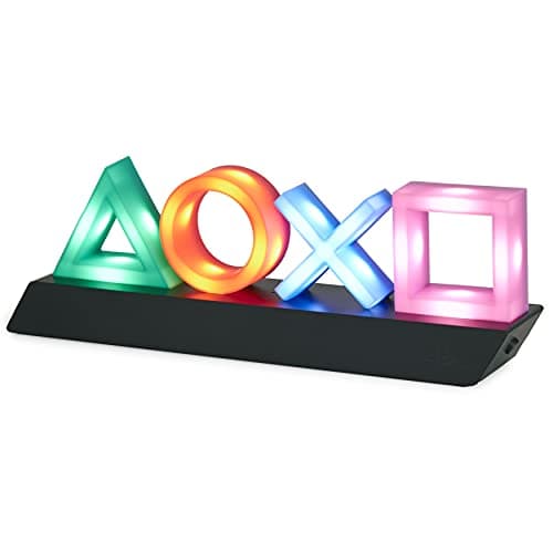 PlayStation Icons Light with 3 Light Modes - Sound Reactive, Dynamic Phasing, and Standard Mode - Gaming Room Decor and Gamer Lighting | Paladone