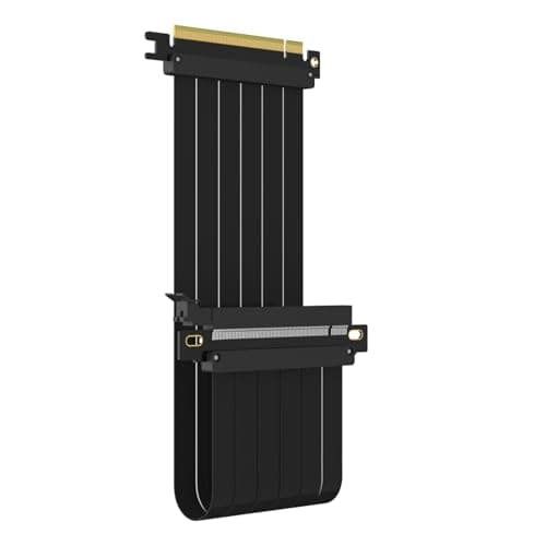 GLOTRENDS 400mm PCIe 3.0 X16 Riser Cable for Low-end PCIe 3.0 GPUs, Such as GeForce RTX 20/GTX 16/GTX 10 Series and AMD Radeon RX5000/VII/RX Vega/R9 Fury Series, etc