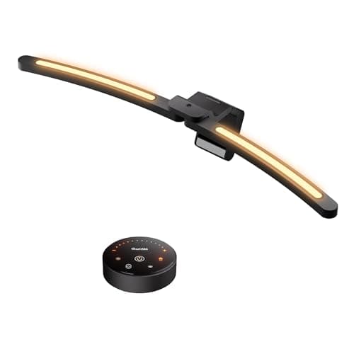Quntis 66cm Curved Monitor Light Bar with Backlight 1400 Lux Super Bright