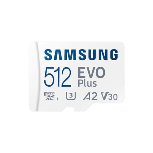 Samsung EVO Plus 512GB MicroSDXC Card UHS-I U3 with SD Adapter
