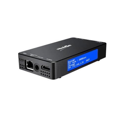 Zowietek 4K HDMI Video Encoder/Decoder, NDI|HX3 Converter/Player, Pass-Through Video Capture and Recorder, SRT/RTMP(S)/RTSP, Live Streaming to YouTube Facebook for Console Gameplay like Xbox and PS4/5