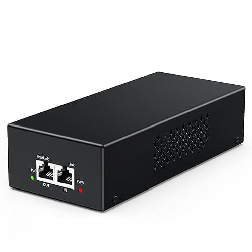 YuanLey Gigabit PoE Injector 90W, PoE++ Injector Converts Non-PoE to PoE++, IEEE 802.3bt/at/af, 10/100/1000Mbps Ultra PoE Adapter Plug & Play, Up to 325 Feet, Metal Case Desktop/Wall-Mount