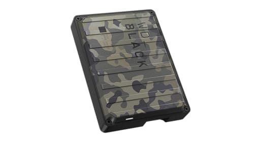 WD_BLACK P10 6TB Game Drive, Portable External Hard Drive, Speeds Up to 130 MB/s, USB 3.2 Gen 1, Works with Playstation, Xbox, PC, Includes One Month Discord NITRO offer, Camo