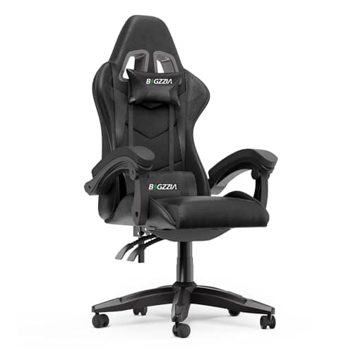 Racingreat Ergonomic Gaming Chair for Adults(Basics, Black)