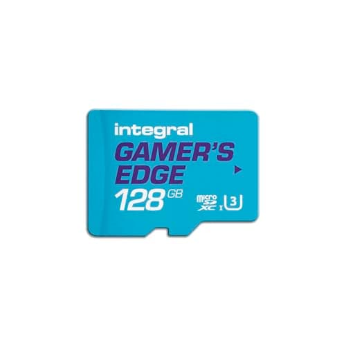 Integral 128GB Gamer's Edge Micro SD Card for Nintendo Switch – Load Games Fast, Gaming Storage for DLC and Save Data, Quick Memory Card for Switch 1, Lite, OLED and 4K