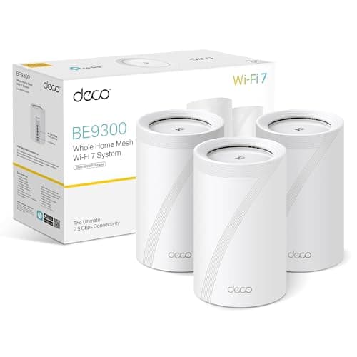 TP-Link Deco BE9300(3-pack) Tri-Band Whole Home Mesh WiFi 7 System