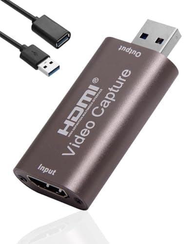 Video Capture Card 4K HDMI to USB 3.0 Video Capture Device 1080p 60fps