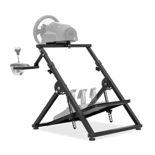 STRASSE XZERO Foldable Racing Cockpit - High-Rigidity Compact Simulator Frame with Adjustable Steering & Pedal Mounts, Space-Saving Design for Home Sim Racing
