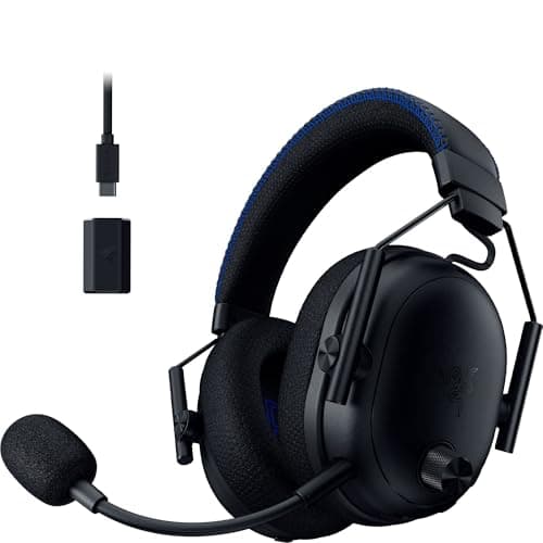 Razer BlackShark V3 Pro for PlayStation - Wireless Active Noise Cancellation Esports Headset ANC - TriForce 50 mm Drivers - HyperSpeed 2,4 GHz - THX Spatial Audio - PS5/PC | Black