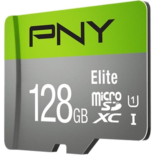 PNY Elite microSDXC card 128GB Class 10 UHS-I U1 100MB/s A1 V10