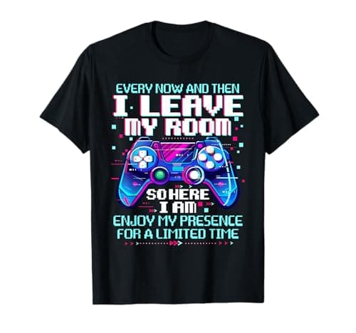 Funny Gamer Shirt for Teen Boys Men Video Games Gaming Gifts T-Shirt
