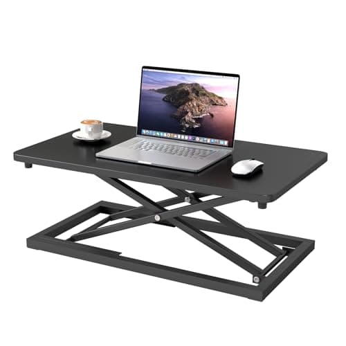 Tcatec Standing Desk Converter 34 x 60 cm Height Adjustable Sit Stand