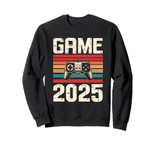 GAME 2025 Retro Gaming Sweatshirt
