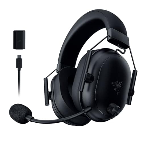Razer BlackShark V2 HyperSpeed - Wireless Ultra-Lightweight Esports Headset (280g, HyperClear Super Wideband Mic, TriForce Titanium 50 mm Drivers) Black