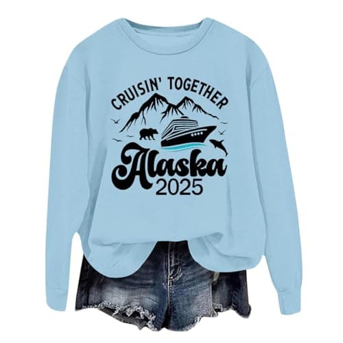Generisch Sweatshirt For Women Long Sleeve Casual Crew Neck Gaming Pullover Men, blue, S