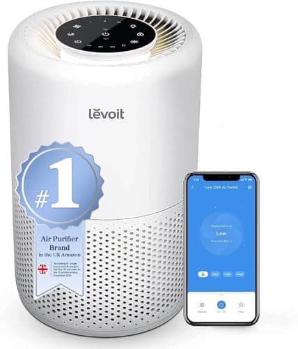 Levoit Smart HEPA Air Purifier for Bedroom Home, 64m² Coverage, Core 200S
