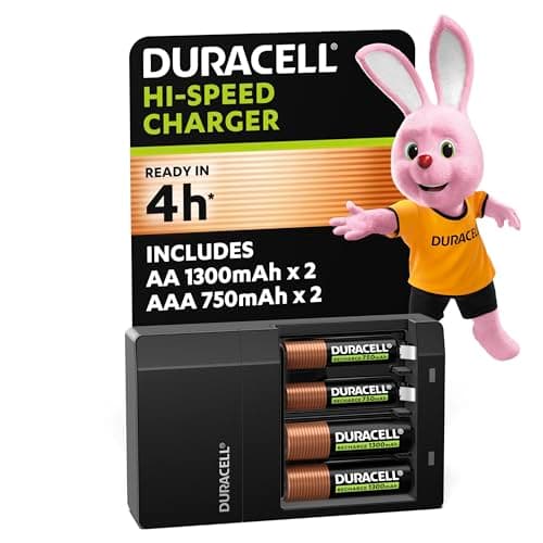 DURACELL 4 Hours Charger with AA and AAA Battery (1 Pack) 100-240V