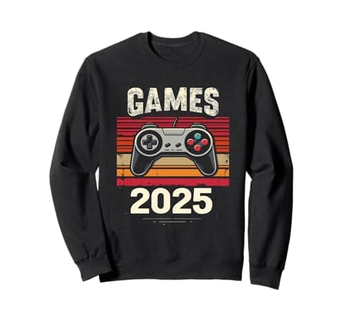 GAMES 2025 Retro Gaming Sweatshirt