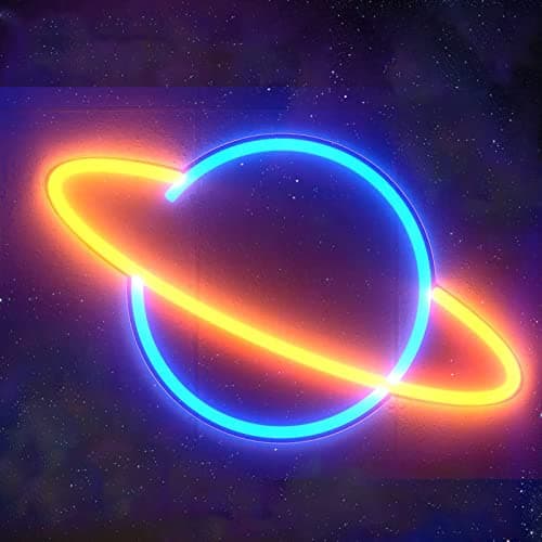 xocome Neon LED, wall Sconce wall Decorations, Battery or USB Powered lit Acrylic neon Lights for Bedroom, Kids Room, Living Room, bar, Party, Christmas, Wedding