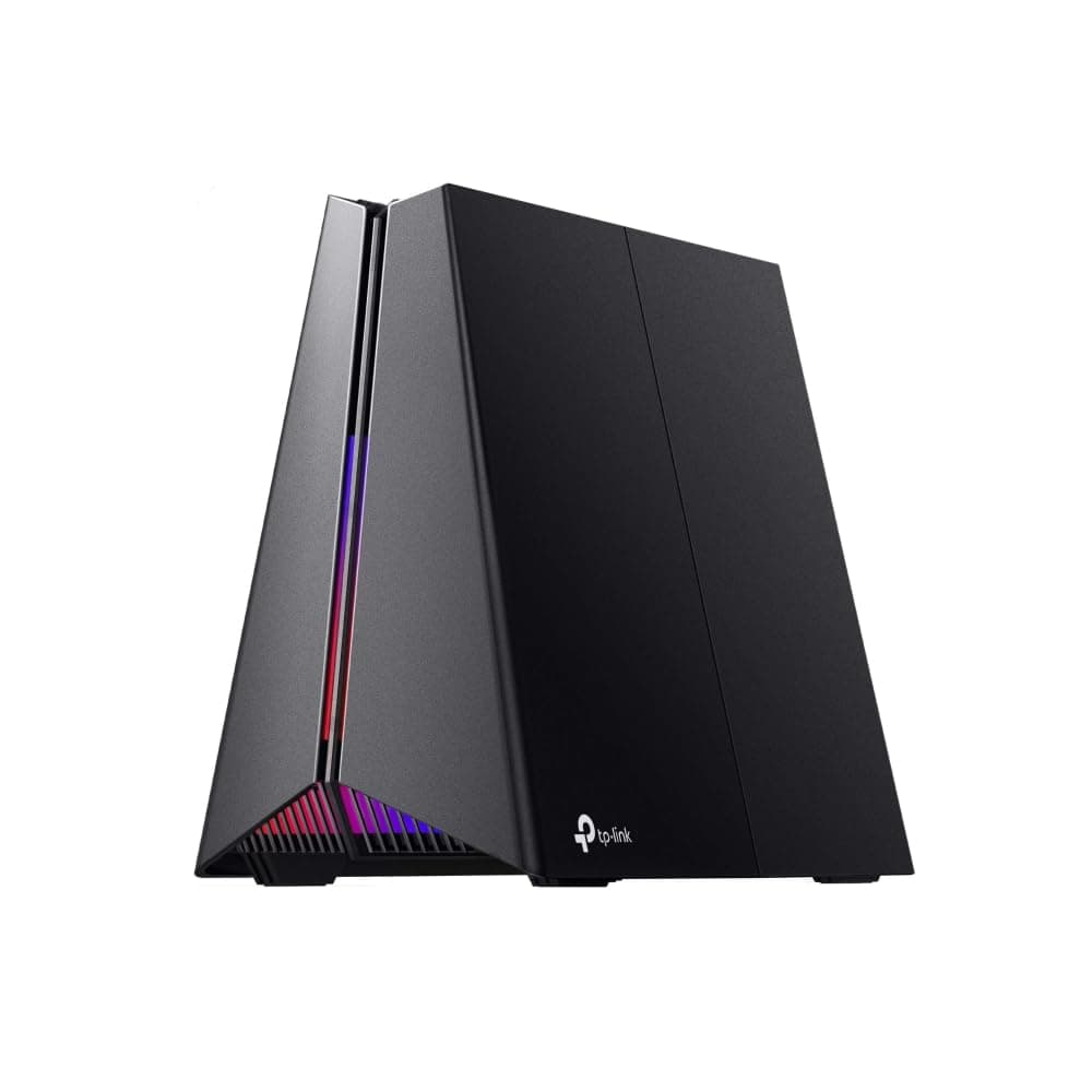 TP-Link Wi-Fi 7 Archer GE550 Gaming Router Tri-Band BE9300Mbps, 2 Ports 5Gbps, 3 Ports 2.5G, 320MHz Channels, 4K-QAM, Beamforming, HomeShield, Does Not Support xDSL | WiFi Gaming Router 7. 2.5G Ports, Low Latency for Gaming. Advanced QoS. Tether App Control
