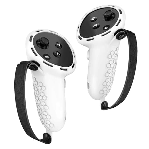 Digicharge Silicone Controller Grip for Meta Quest 3S / 3S Xbox edition/Quest 3 Touch Controllers Accessories, Covers Protective Cover for MetaQuest 3 VR Handle, Silicon Protection Sleeve Hand Strap
