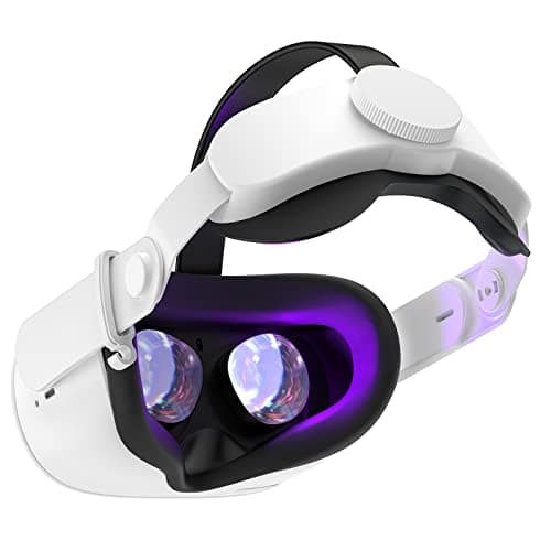 SUPERUS Elite Strap Replacement for Meta/Oculus Quest 2 - Enhanced Comfort, Reduce Head Pressure - Adjustable Hinge