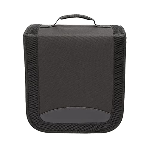 Amazon Basics CD/DVD Binder 400 Disc Capacity Polyester Black
