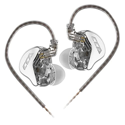 keephifi CCA CRA IEM Earphones In Ear Monitors for Musicians,Ultra-Thin Diaphragm Dynamic Driver Light Weight iems In Ear Earphone Earbuds Wired,Deep Bass 3.5mm DJ Headphones for Gaming,Singers