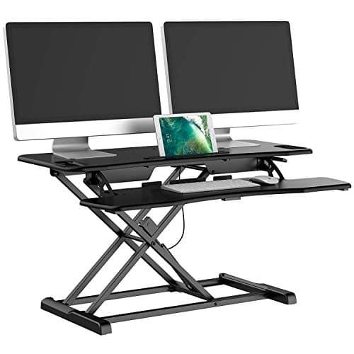 bonVIVO Standing Desk Converter Height Adjustable Desk Riser