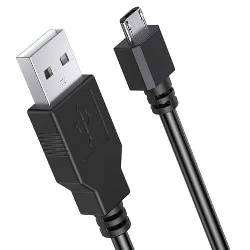 Charger Cable for PS4 Controller, 6FT USB Fast Charging Cord & Data Sync Compatible with Sony PlayStation 4/PS4 Slim/PS4 Pro, Xbox One and All Micro USB Devices (1.8m)