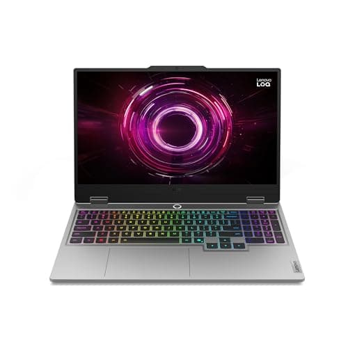 Lenovo LOQ Gen 10 | 15.6 inch Full HD Gaming Laptop | AMD Ryzen 5 220 | NVIDIA GeForce RTX 5050 | 144Hz | 16 GB RAM | 512 GB SSD | Windows 11 Home | White Backlit Keyboard | Luna Grey