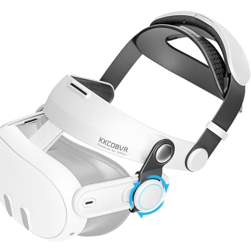 KKCOBVR Q3 Halo Strap Compatible with Meta Quest 3/Quest 3S Enhanced Comfort, Replacement Elite Head Strap Compatible with Meta3/3s by Adjusting The Side Knobs