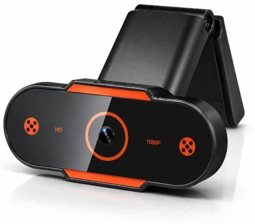 Auravale Webcam for PC Full HD 1080P 30fps with Microphone USB Auto Focus