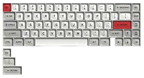 DROP + Matt3o MT3 /dev/tty Keycap Set for 65% Keyboards - Compatible with Cherry MX Switches and Clones (65% 70-Key Kit), 65% Kit (70-Keys)