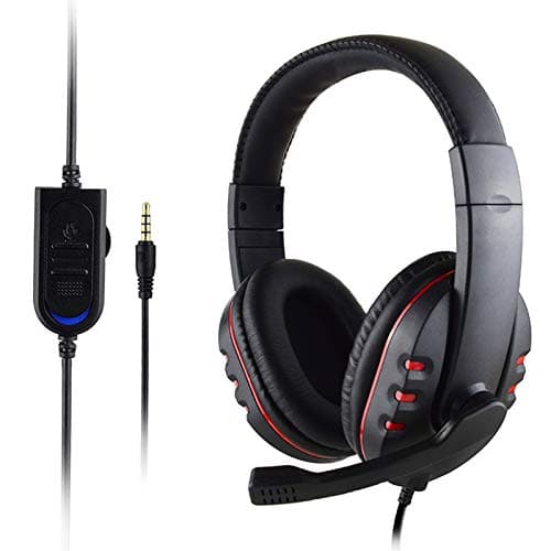 PS4 Headset Gaming Headphone Wired with Mic for Marathon Gaming Sessions