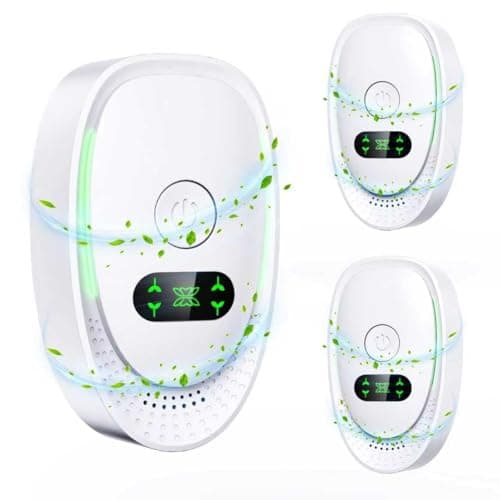 3‑Pack Mini Plug‑In Ioniser with Negative Ion Technology – Portable Air Purifier, Odour Eliminator for Stale Air, Pets & Toilets, Quiet Air Freshener for Home, Bedroom & Office