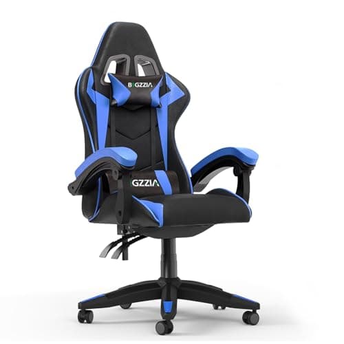Racingreat Ergonomic Gaming Chair for Adults(Basics, Blue)