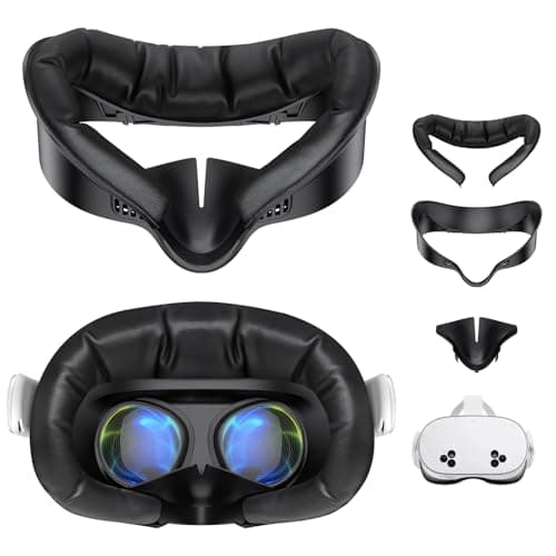 for Meta/Oculus Quest 3S Face Pad Cover with Nose Pad