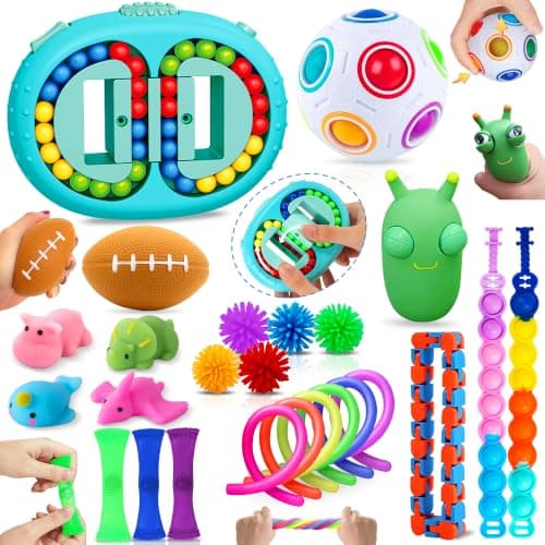 Chennyfun Fidget Toy Set, 26PCS With Box Fidget Toys Pack