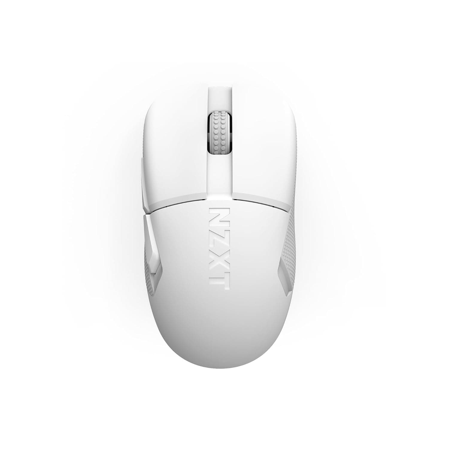 NZXT Lift Elite Wireless Gaming Mouse - Ultra-Lightweight 57 g - 4K/8K Polling Rates, Optical Switches, 26K DPI Optical Sensor - Long Battery Life - Rubber Side Grips - 5 Programmable Buttons - White